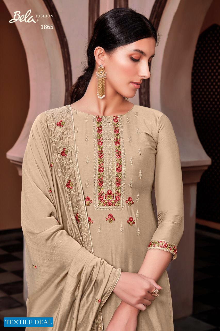LAMHE VOL 2 BY BELA VISCOSE MUSLIN DESIGNER SUITS WHOLESALER