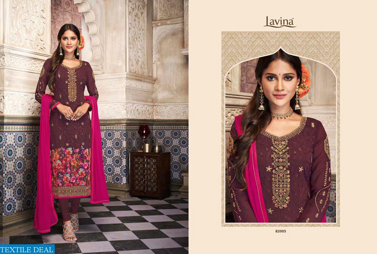 LAVINA LAUNCHING LAVINA VOL 82 GEORGETTE DIGITAL PRINT SUIT TRADER