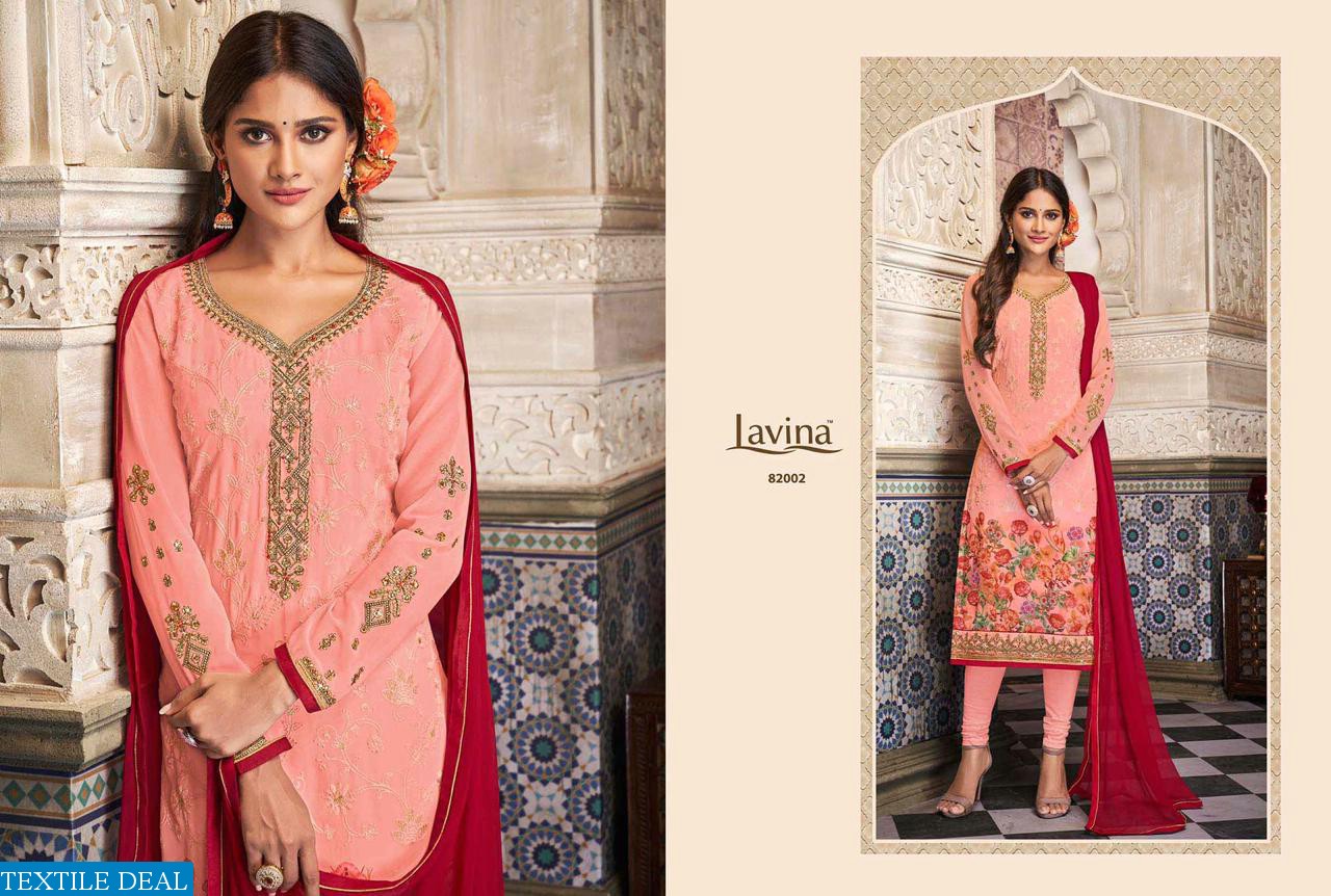 LAVINA LAUNCHING LAVINA VOL 82 GEORGETTE DIGITAL PRINT SUIT TRADER