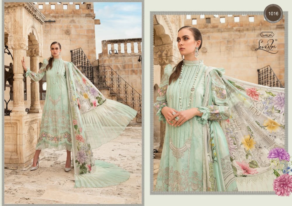 LEVISHA MARIA B LAWN VOL 2 LAWN COTTON PAKISTANI SALWAR KAMEEZ