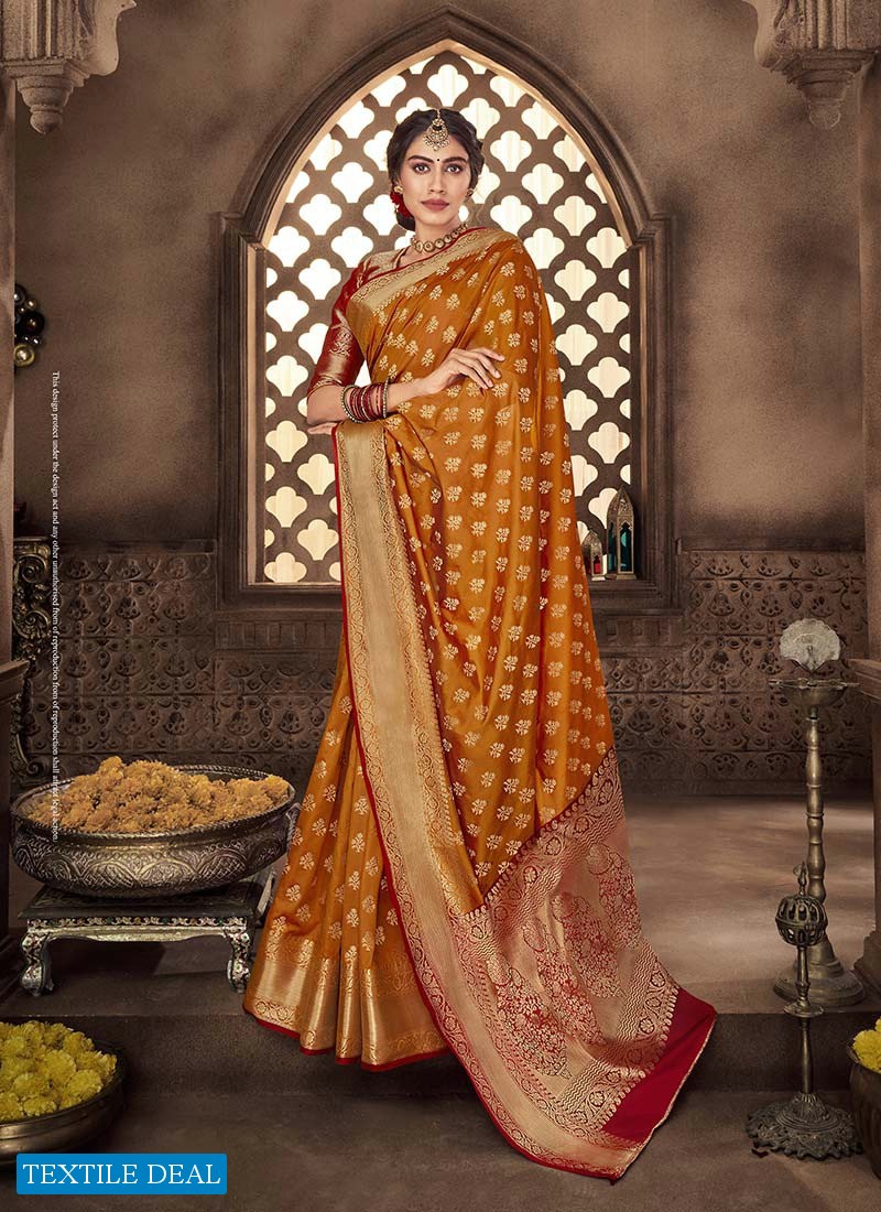LIFESTYLE SHUBH DRISHTI LICHI SILK RICH PALLU CLASSY LOOK GORGEOUS SAREE