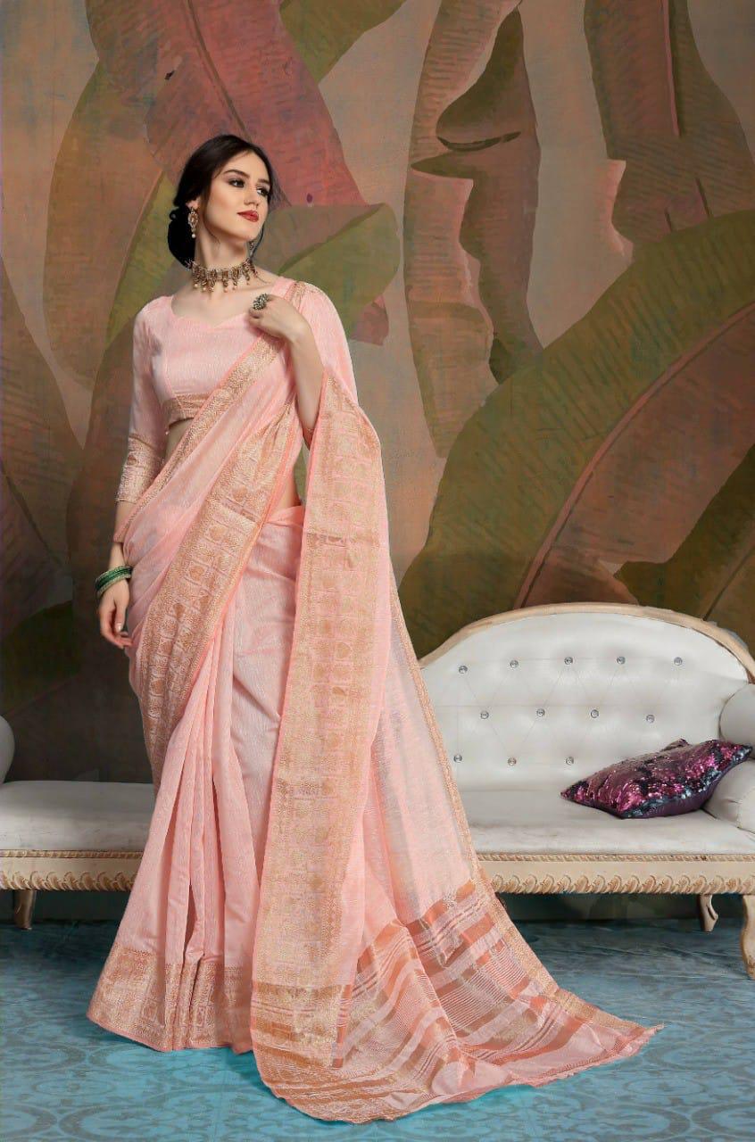 LILEN COTTON SAREES WHOLESALE IN INDIA