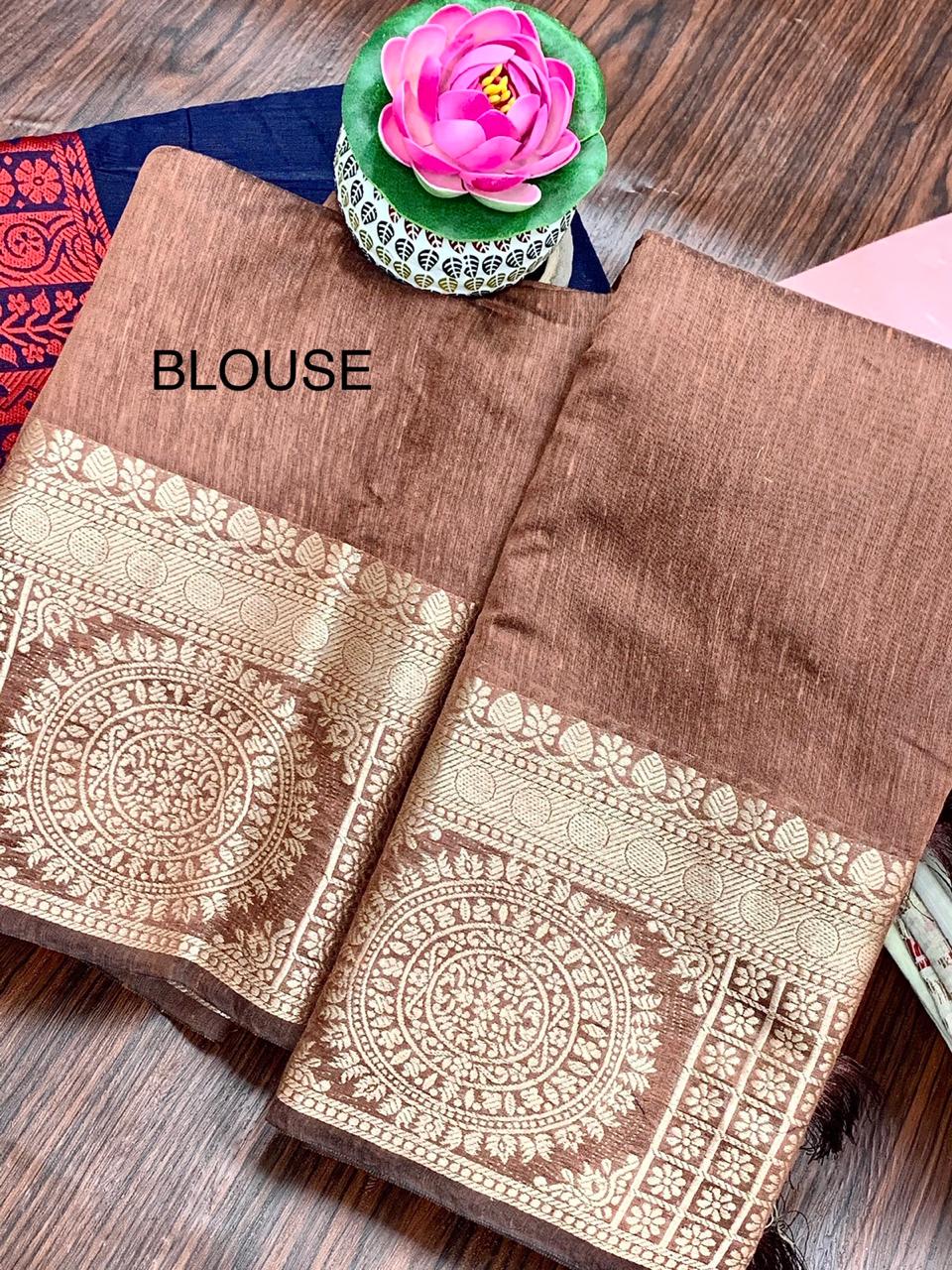 LILEN COTTON SAREES WHOLESALE IN INDIA