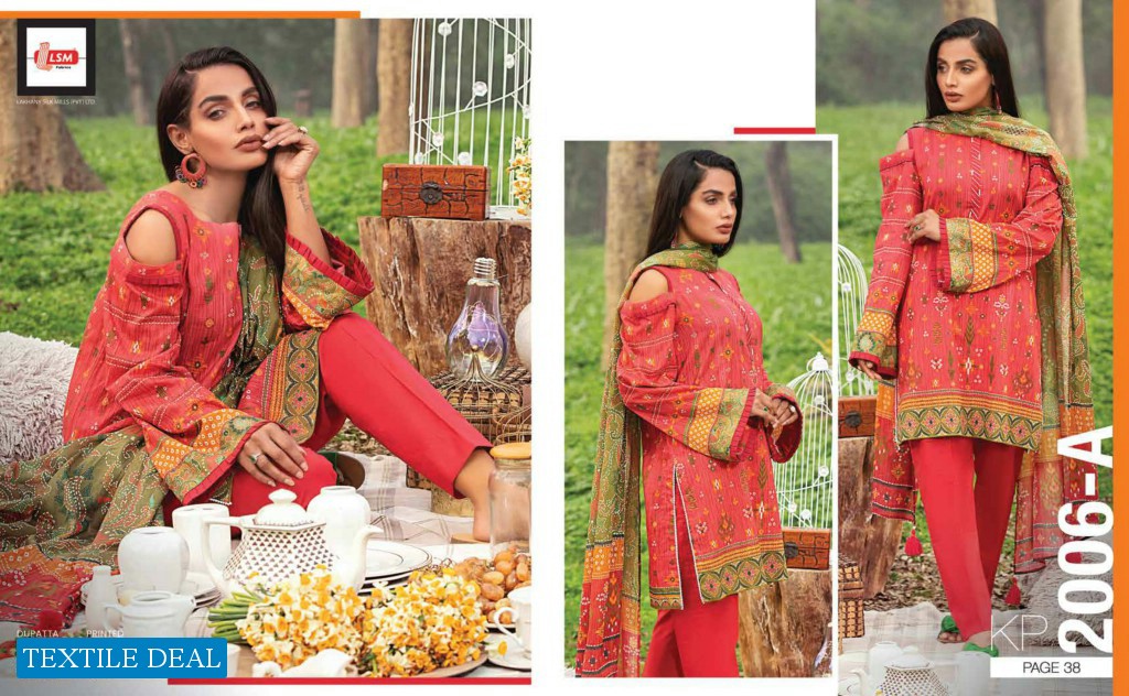 LSM Lakhany Komal Print 2021 Wholesale Branded Pakistani Suits