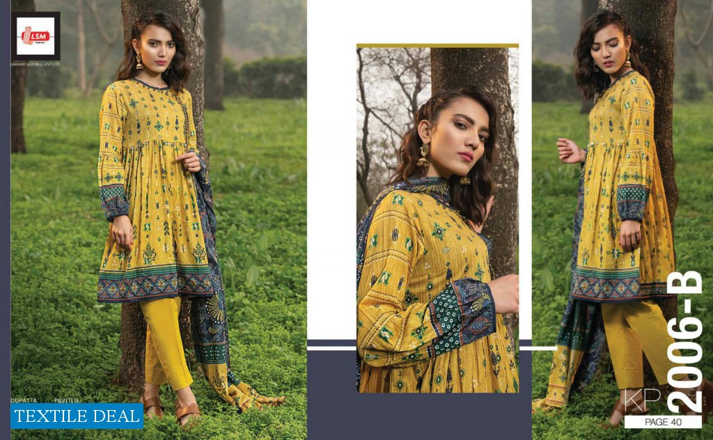 LSM Lakhany Komal Print 2021 Wholesale Branded Pakistani Suits