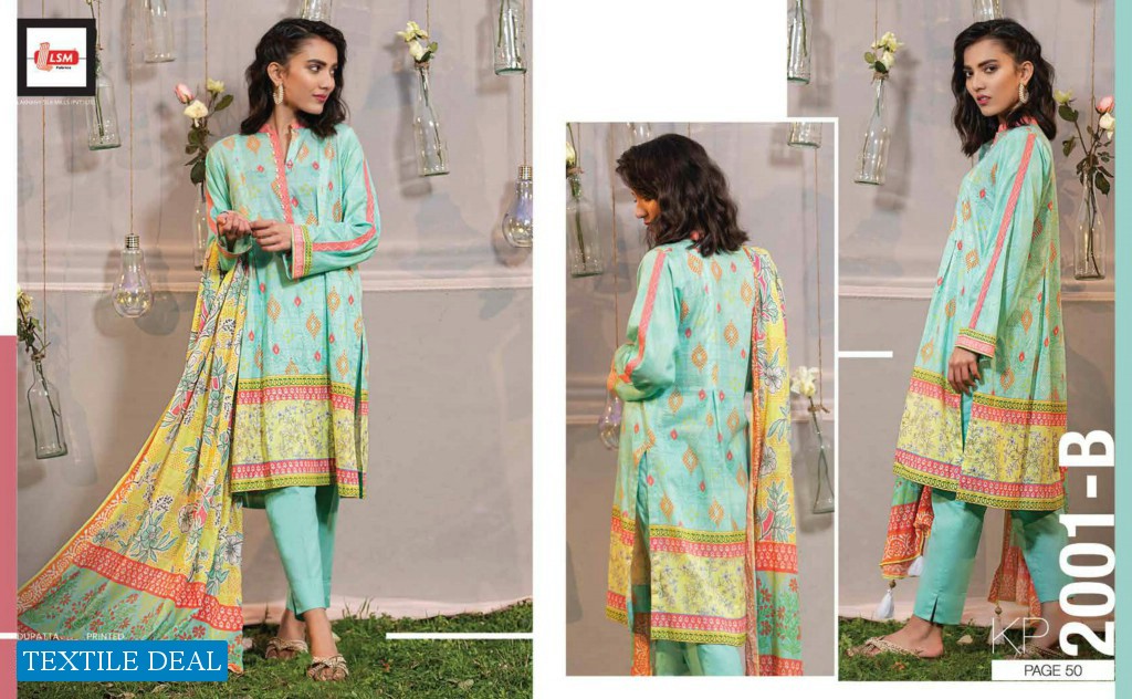 LSM Lakhany Komal Print 2021 Wholesale Branded Pakistani Suits