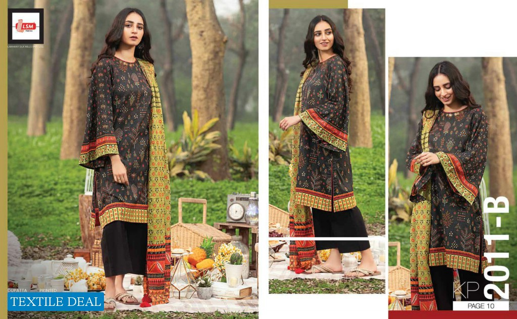 LSM Lakhany Komal Print 2021 Wholesale Branded Pakistani Suits