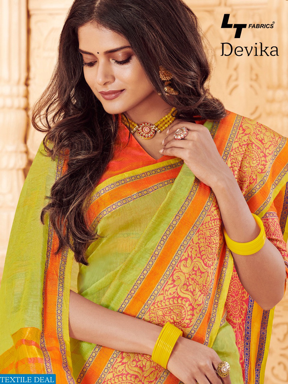 LT FASHION PRESENT DEVIKA COTTON SILK CASUAL WEAR SAREE ONLINE SHOPPING IN SURAT