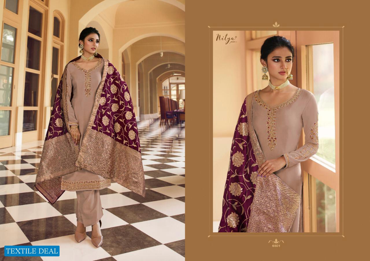 LT NITYA VOL 166 SATIN GEORGETTE EID SPECIAL DESIGNER FANCY SUITS