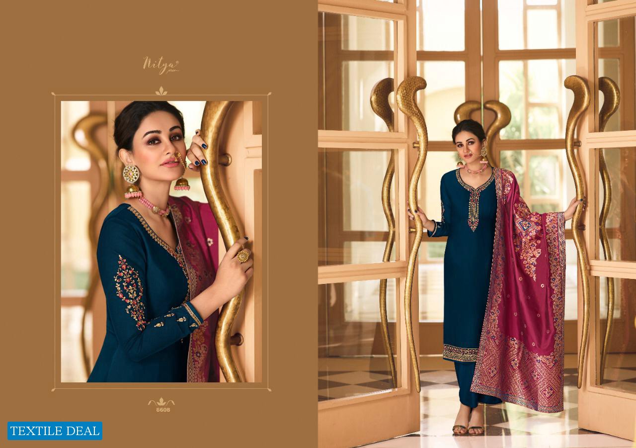 LT NITYA VOL 166 SATIN GEORGETTE EID SPECIAL DESIGNER FANCY SUITS