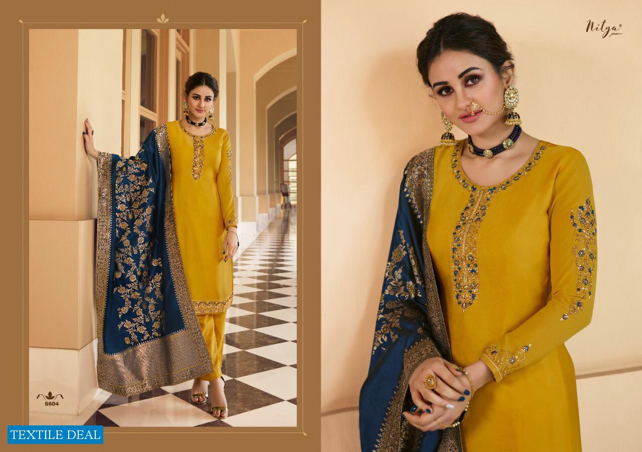 LT NITYA VOL 166 SATIN GEORGETTE EID SPECIAL DESIGNER FANCY SUITS