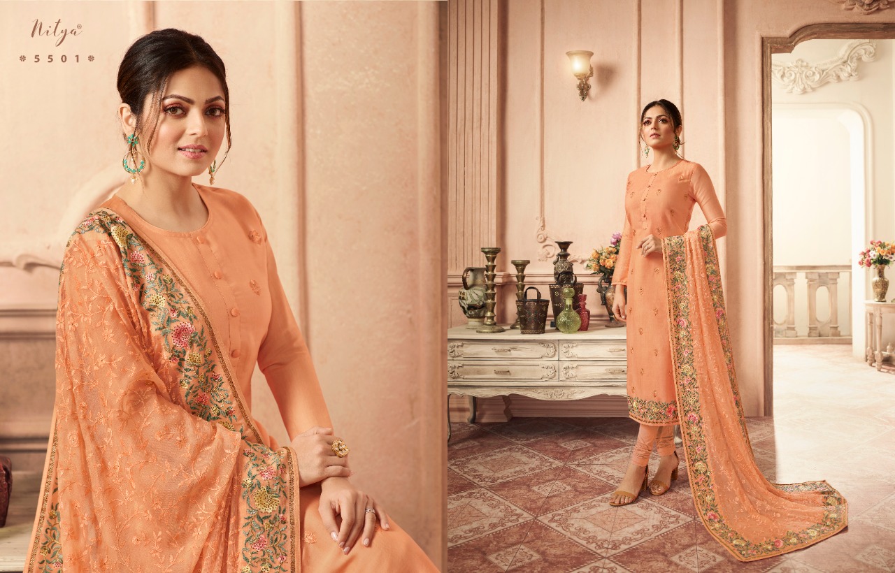 LT Nitya Vol-155 Wholesale Straight Long Salwar Kameez