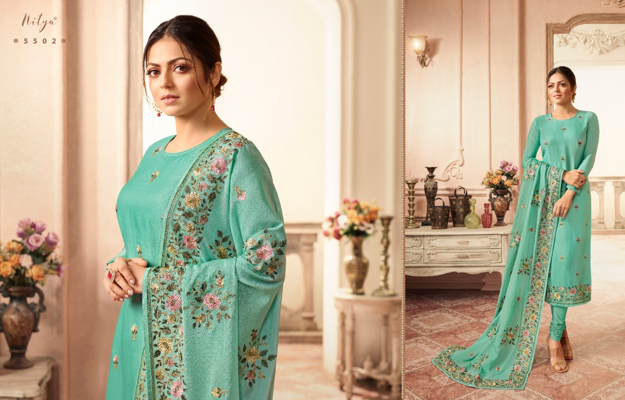 LT Nitya Vol-155 Wholesale Straight Long Salwar Kameez