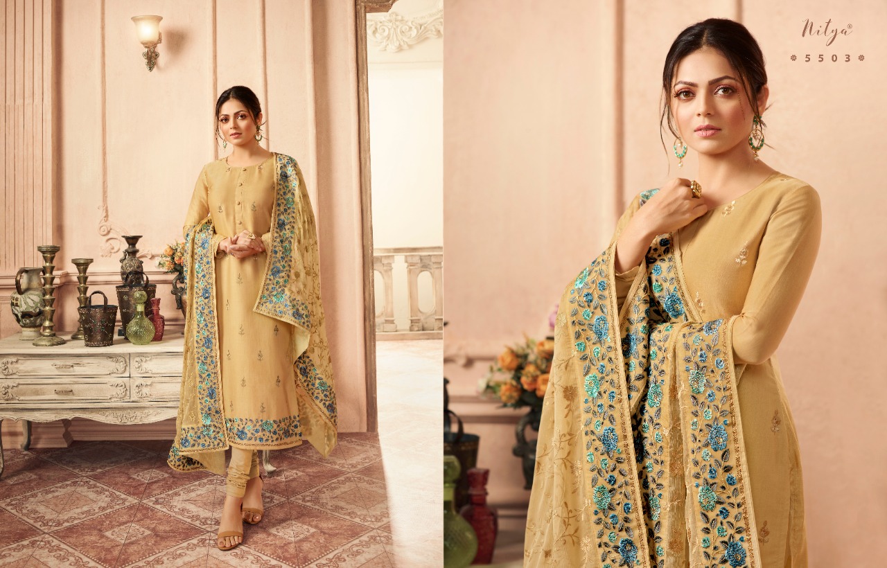 LT Nitya Vol-155 Wholesale Straight Long Salwar Kameez
