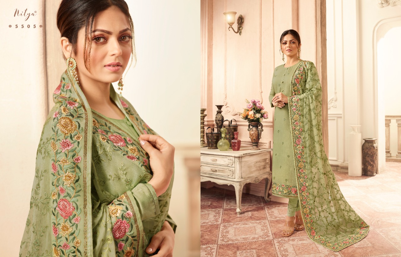 LT Nitya Vol-155 Wholesale Straight Long Salwar Kameez