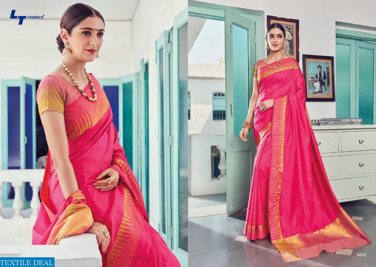 LT PRESENTING VIDHYA COTTON WIVING BORDER SAREE COLLECTION