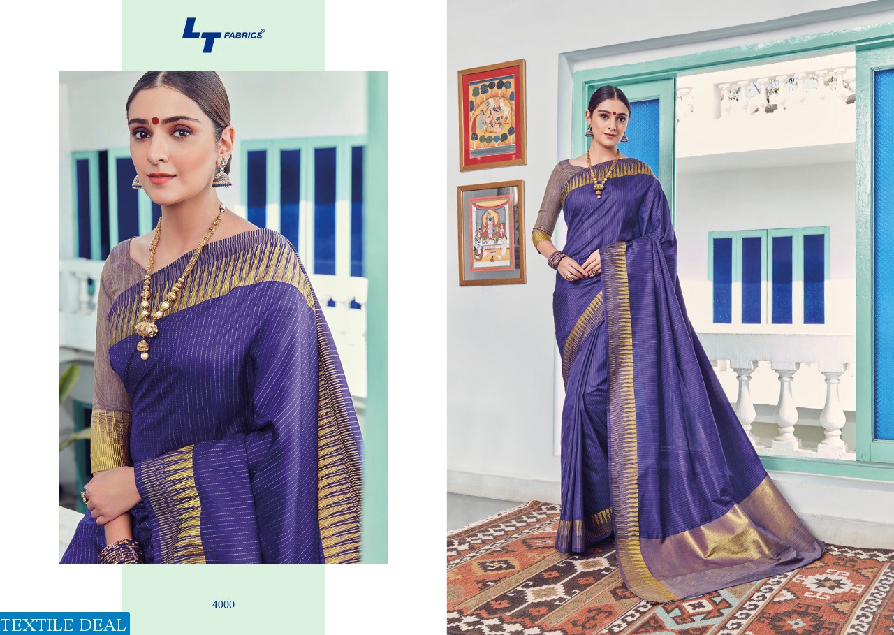 LT PRESENTING VIDHYA COTTON WIVING BORDER SAREE COLLECTION