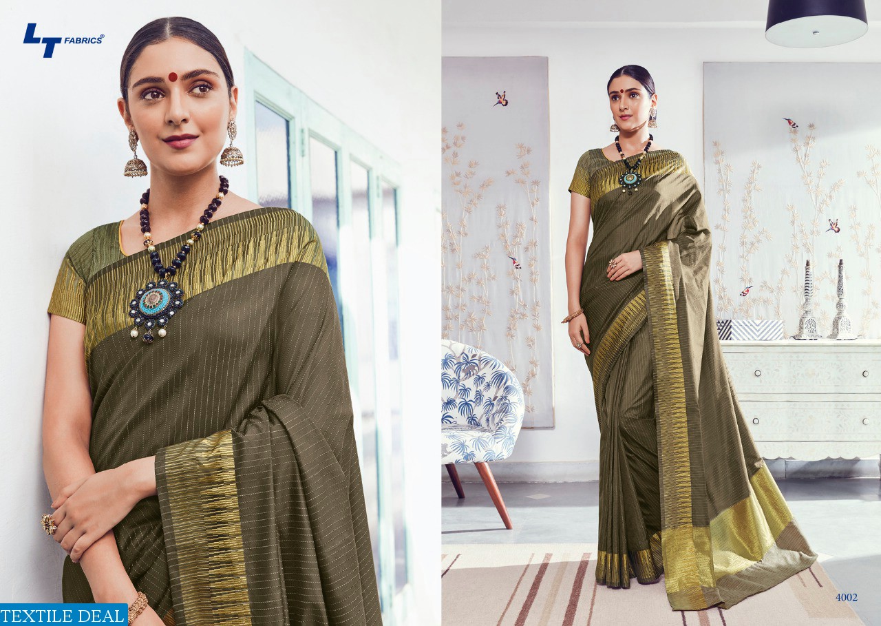 LT PRESENTING VIDHYA COTTON WIVING BORDER SAREE COLLECTION