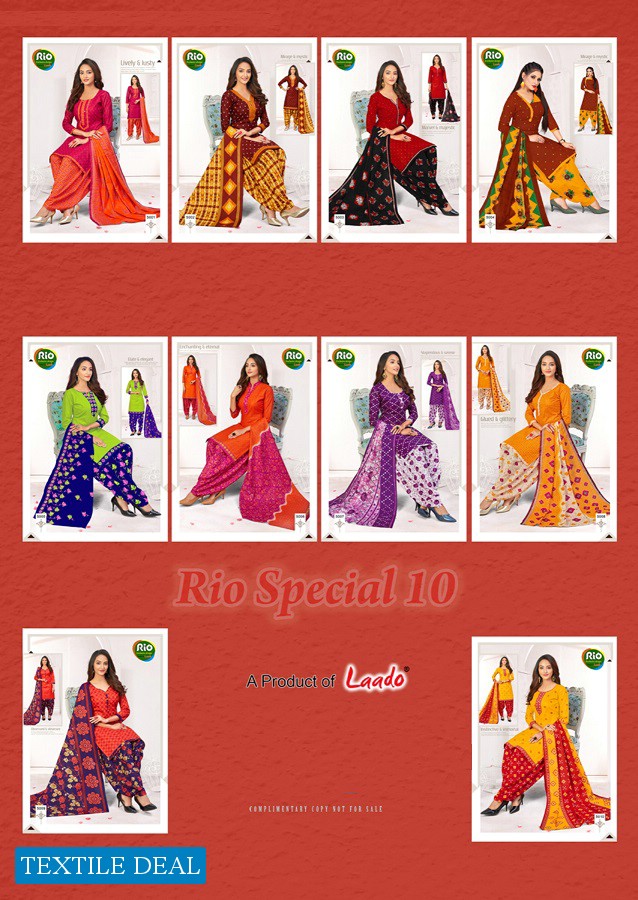 Laado Rio Special Vol-5 wholesale Printed Dress Material
