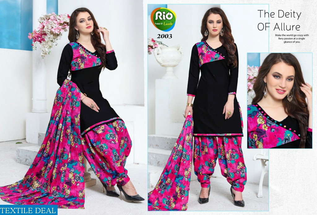Laado Rio patiyala Vol-2 Wholesale Printed Dress Material