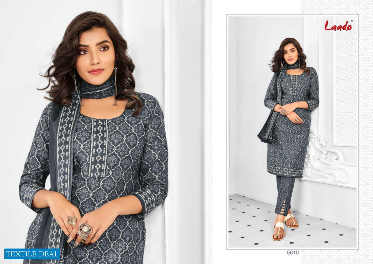 Laado Vol-56 Wholesale Pure Cotton Printed Dress Material