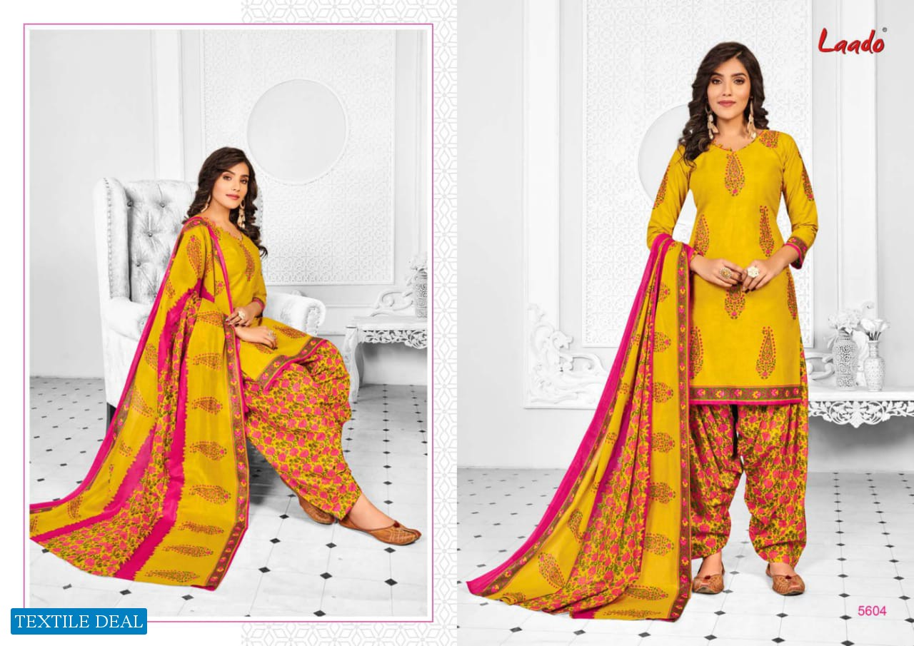 Laado Vol-56 Wholesale Pure Cotton Printed Dress Material