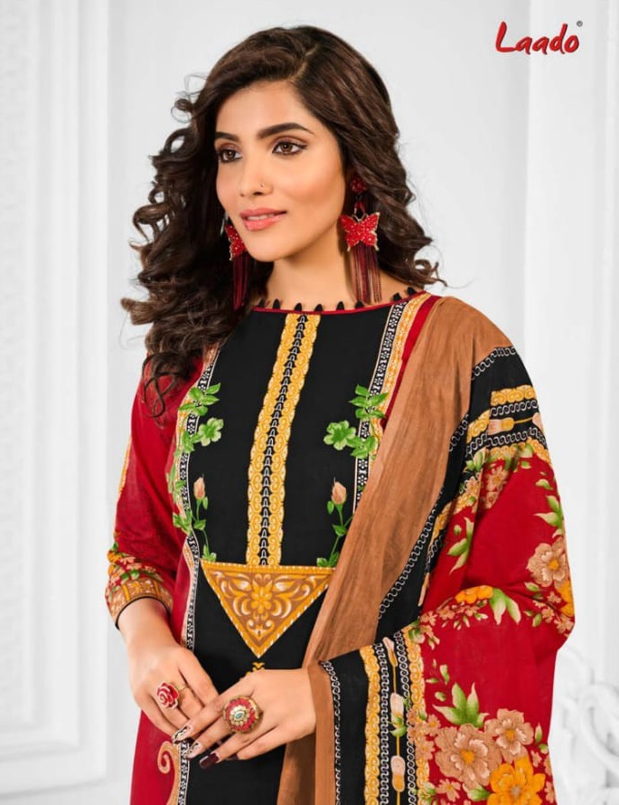 Laado Vol-56 Wholesale Pure Cotton Printed Dress Material