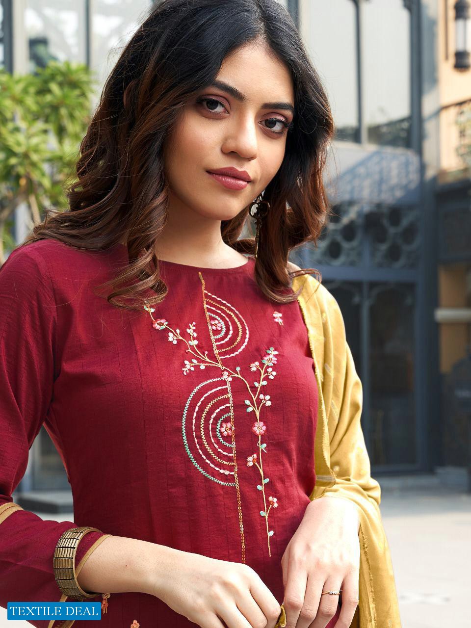 Ladies Flavour Aarohi Vol-3 Wholesale Full Stitched Top With Pants And Dupatta