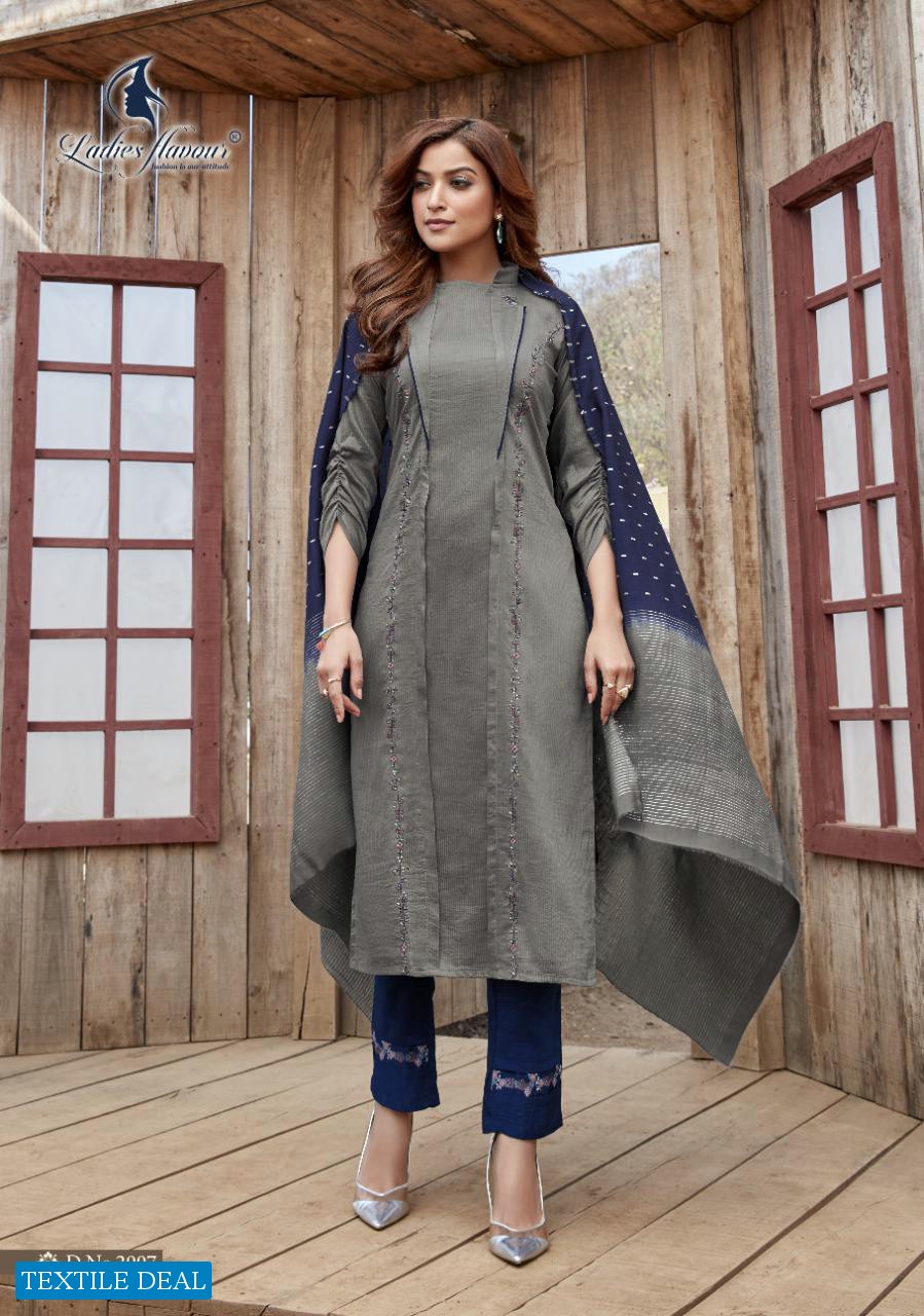 Ladies Flavour Aarohi Vol-5 Wholesale Full Stitched Top With Pants And Dupatta