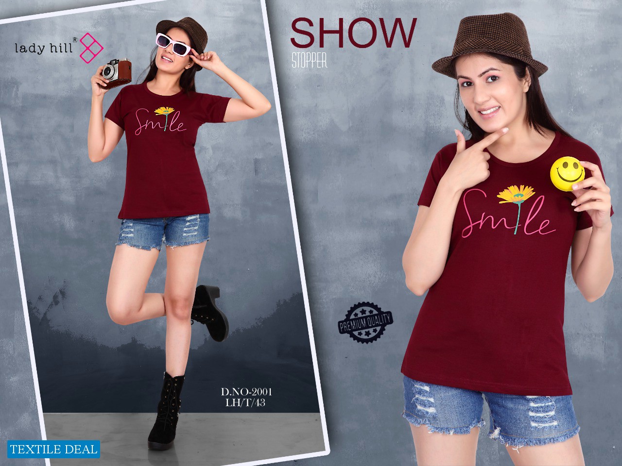 Ladyhill Tshirt Vol-43 Wholesale Ladies T Shirt Catalog