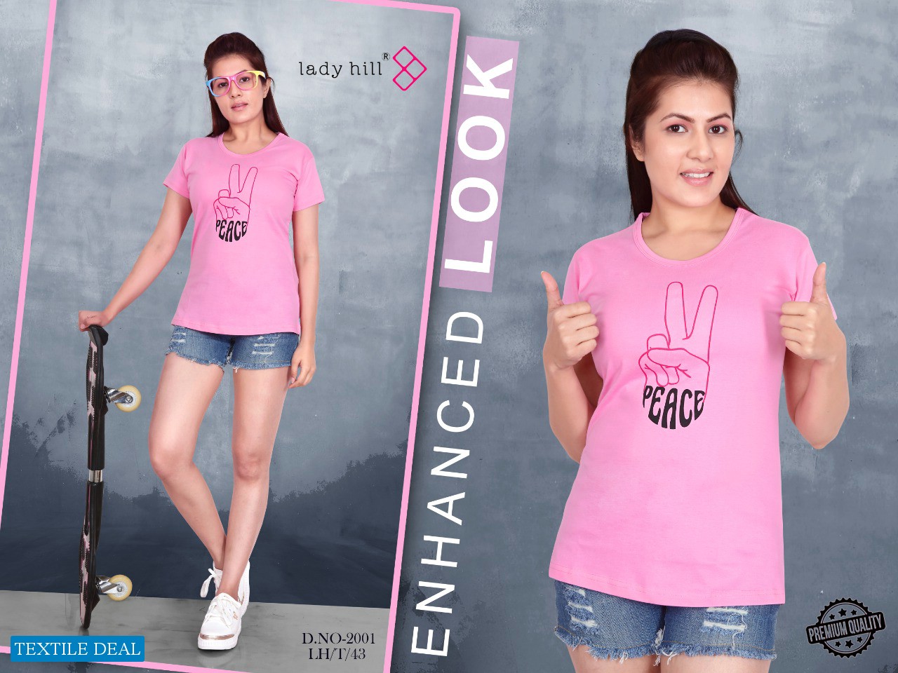 Ladyhill Tshirt Vol-43 Wholesale Ladies T Shirt Catalog