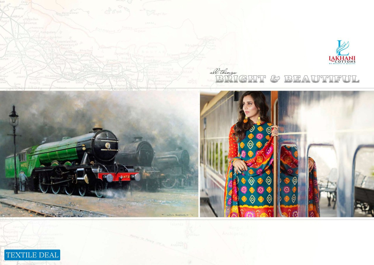 Lakhani Bandhani Express Wholesale Shopping Bandhani Dress Material