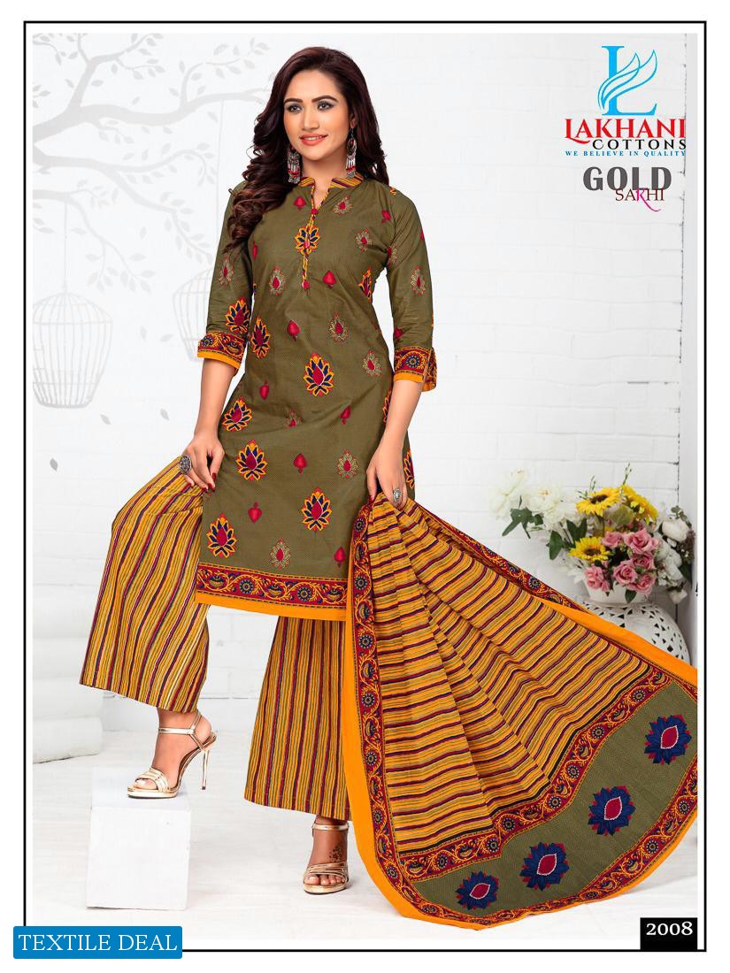 Lakhani Gold Sakhi Vol-2 Wholesale Printed Dress Material