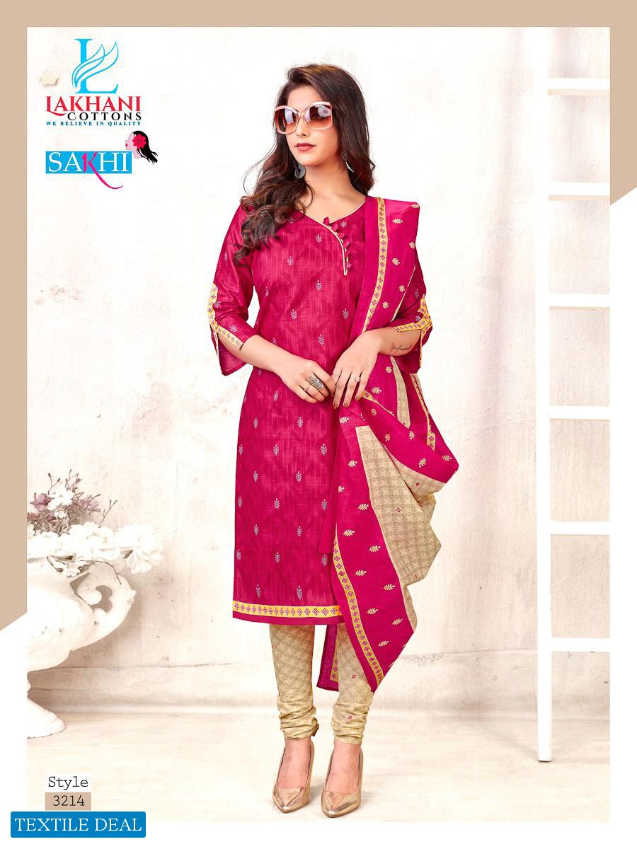 Lakhani Sakhi Vol-32 Wholesale Cotton Formal Dress Material