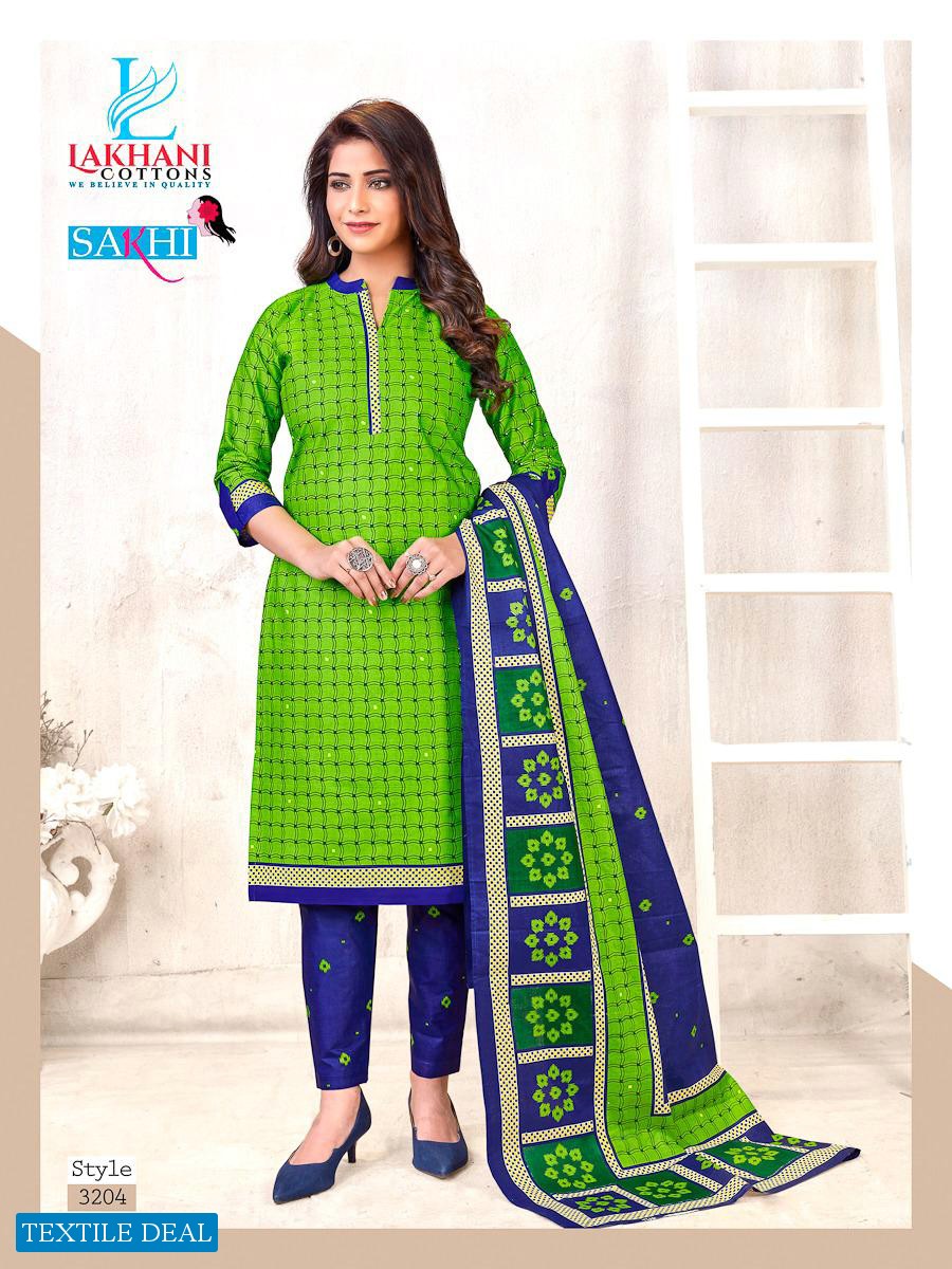Lakhani Sakhi Vol-32 Wholesale Cotton Formal Dress Material