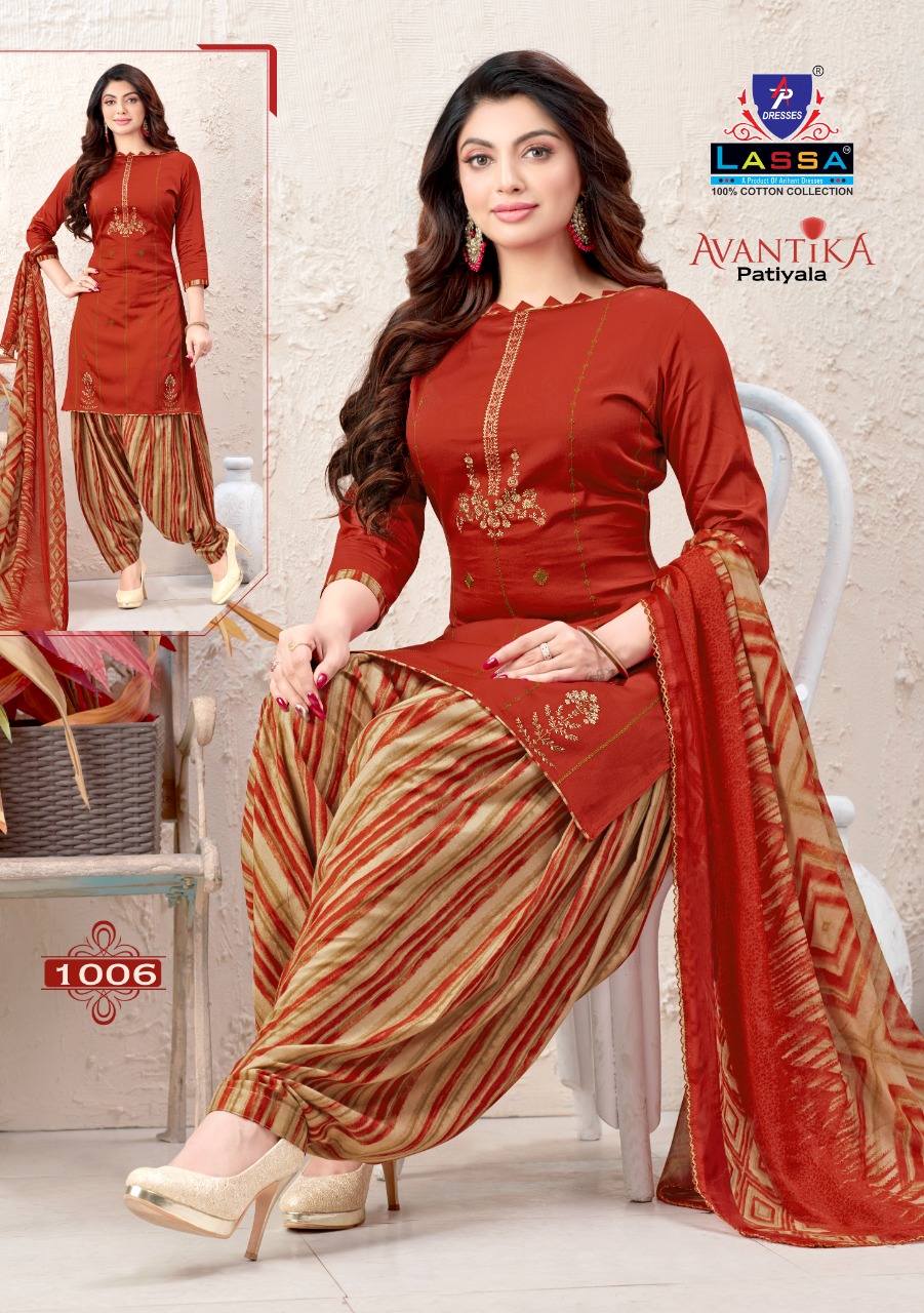 Lassa Avantika Patiyala Dress Material Catalogs