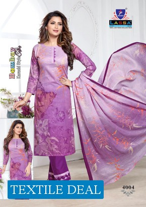 Lassa Bombay Cotton Vol-4 Wholesale Karachi Style Dress Material