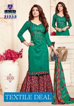 Lassa Fiyah Vol-2 Wholesale Simple Woman Dress Material