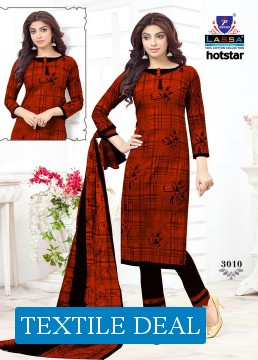 Lassa Hotstar Vol-3 wholesale Cotton Printed Dress Material