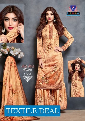 Lassa Kit ket Plazzo wholesale Dress Material
