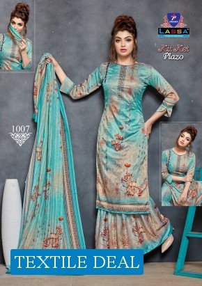 Lassa Kit ket Plazzo wholesale Dress Material