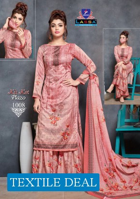 Lassa Kit ket Plazzo wholesale Dress Material