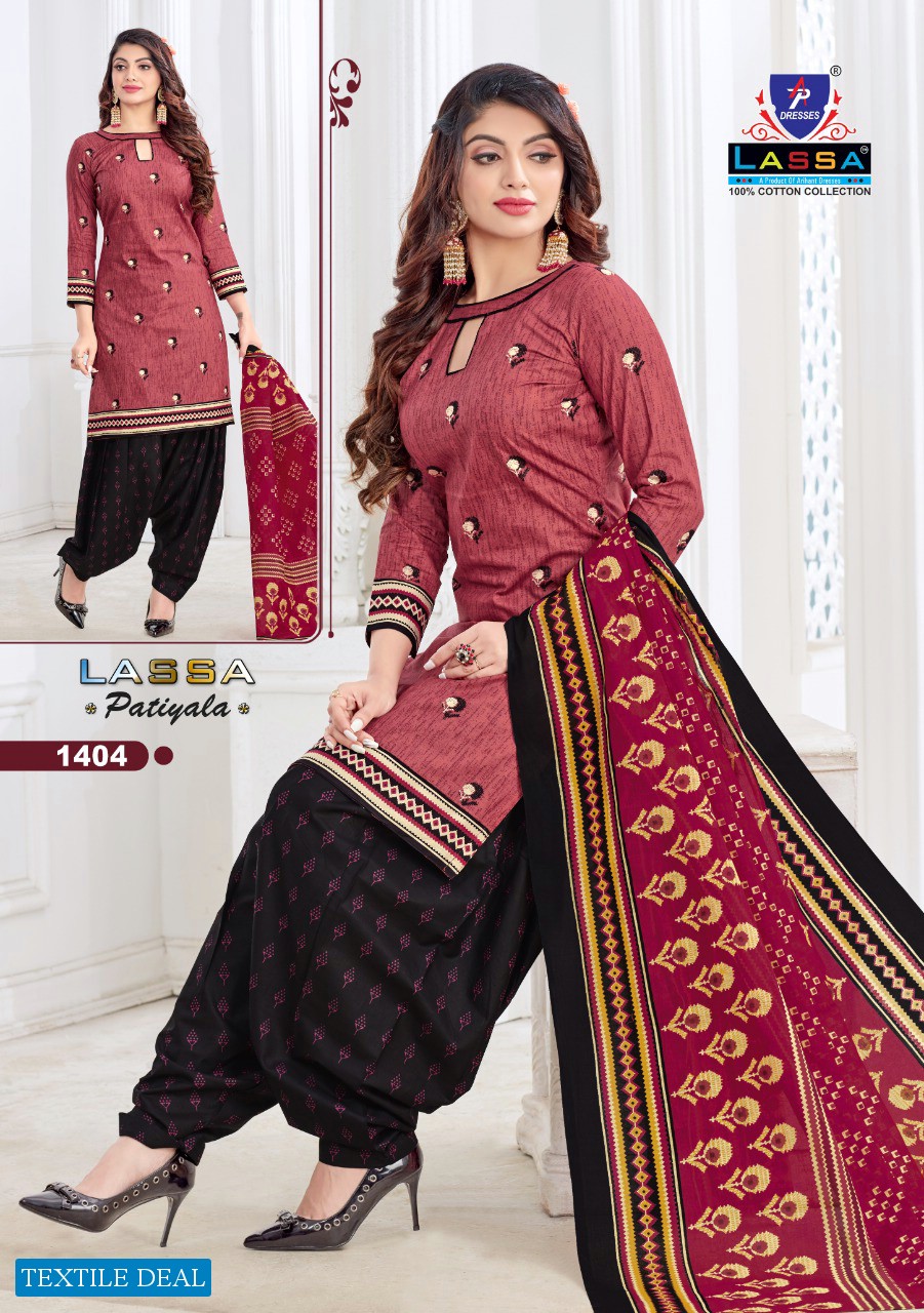 Lassa Patiyala Vol-14 Wholesale Patiyala Dress Material