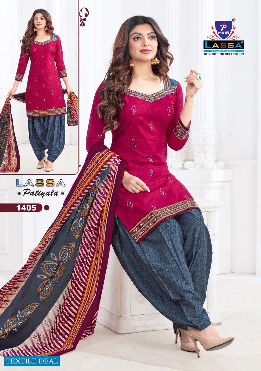 Lassa Patiyala Vol-14 Wholesale Patiyala Dress Material