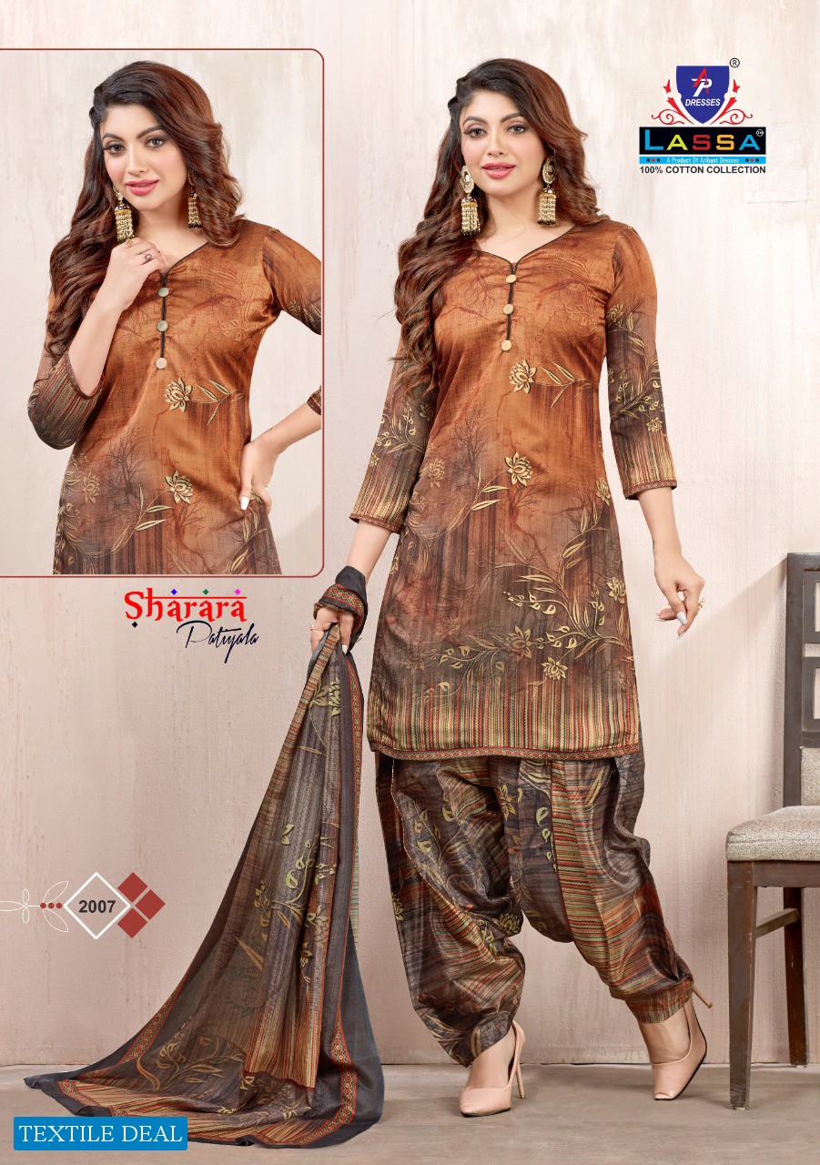 Lassa Sharara Patiyala Vol-2 Wholesale Printed Dress Material