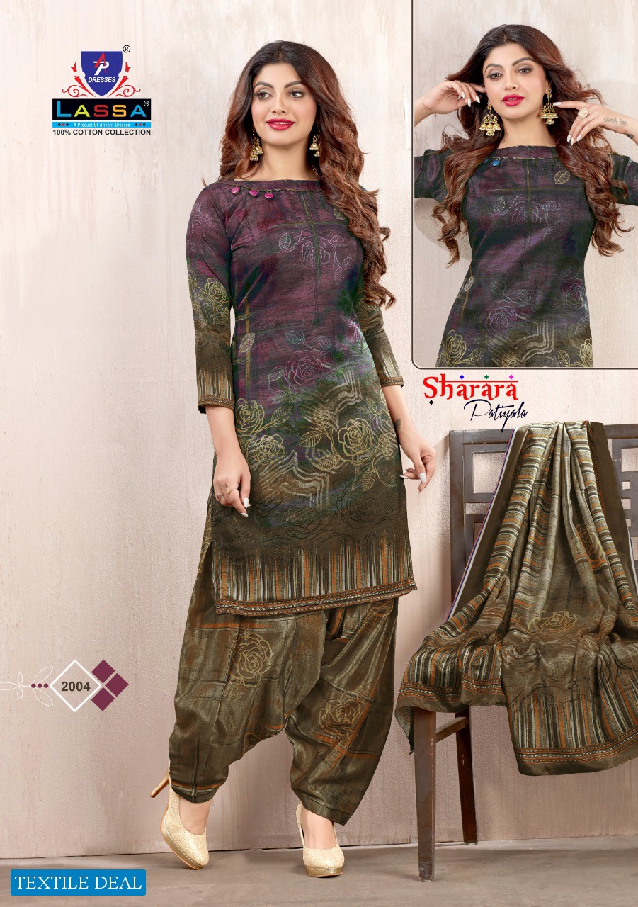 Lassa Sharara Patiyala Vol-2 Wholesale Printed Dress Material