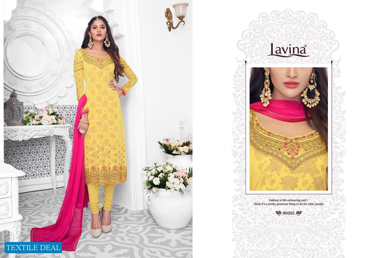 Lavina Nx Vol-8 Wholesale Straight Long salwar Kameez