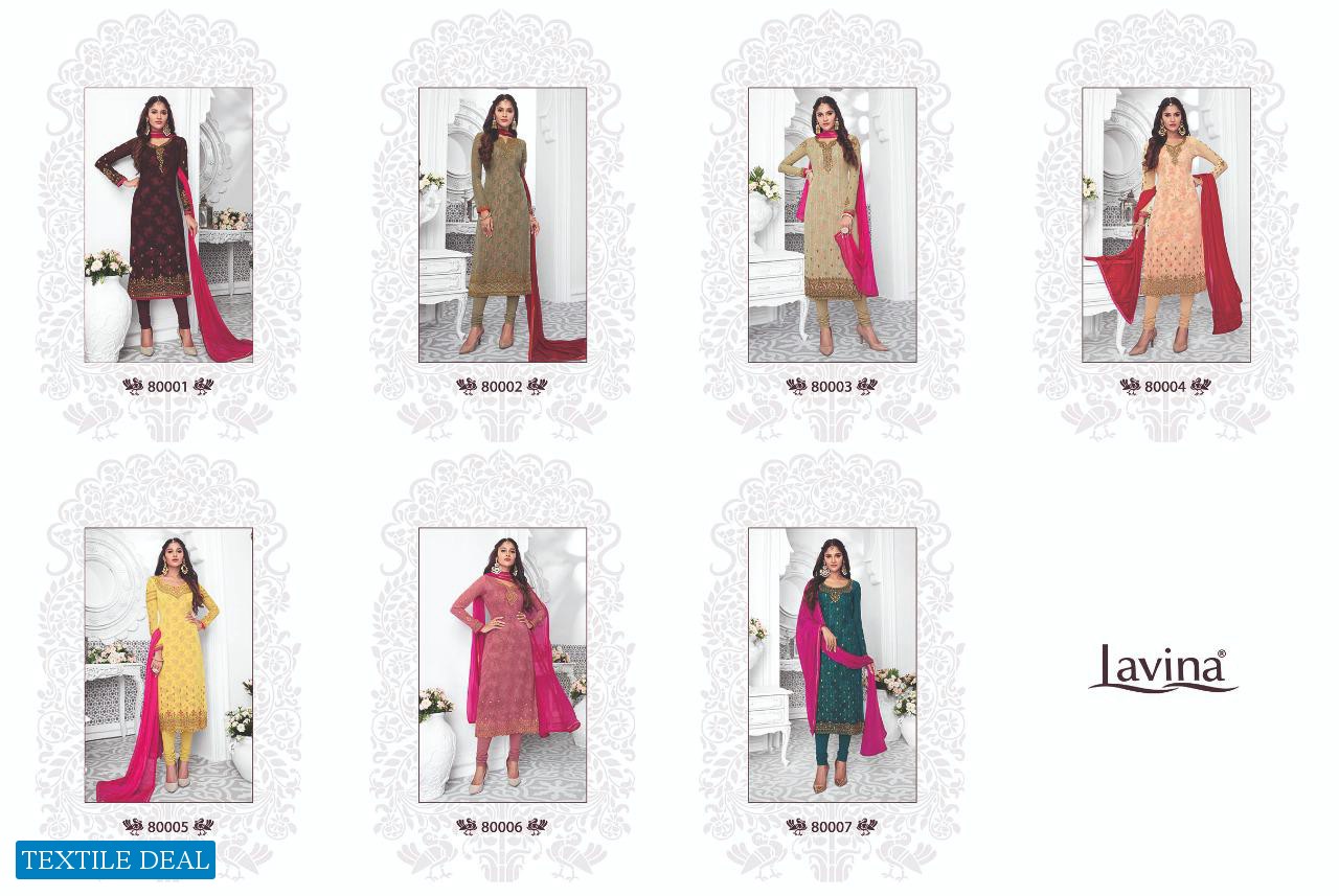 Lavina Nx Vol-8 Wholesale Straight Long salwar Kameez