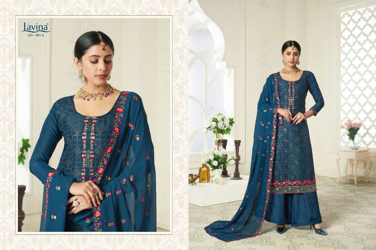 Lavina Vol-124 Wholesale Straight Long Suits