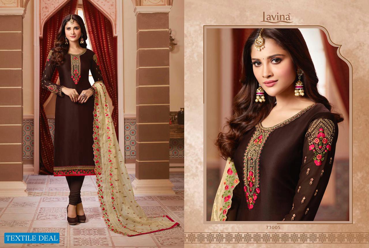 Lavina Vol-73 Wholesale Straight Long Salwar Suits